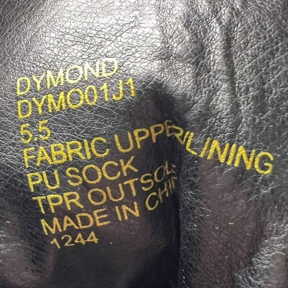 Y2K Madden Girl Dymond Rhinestone Zip Up Platform Combat Boots W 5.5 / Y 4 - Picture 8 of 9